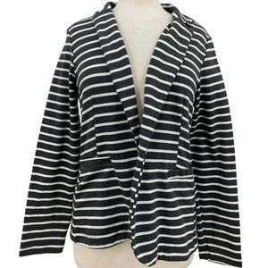 Xhilaration Womens Casual Multicolor Open Cardigan Sweater Top Striped Size XL